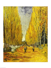 L'Allee des Alyscamps, Arles, 1888 by Vincent Van Gogh