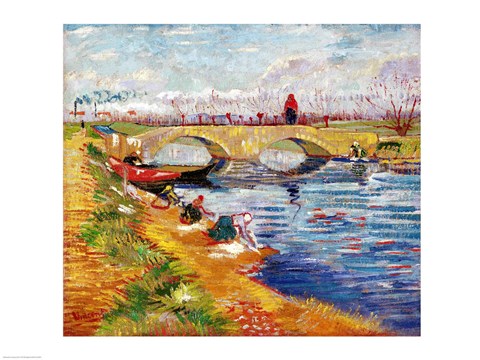 The Gleize Bridge over the Vigneyret Canal by Vincent Van Gogh