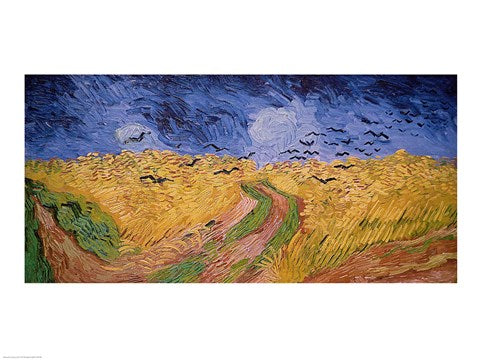 Wheatfield with Crows, 1890 by Vincent Van Gogh
