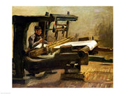 Weaver at the Loom, Facing Right, 1884 by Vincent Van Gogh