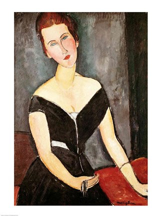 Madame G. van Muyden, 1917 by Amedeo Modigliani
