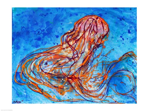 Abstract Jellyfish by Natalie Talocci