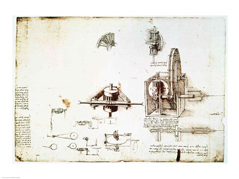 A Fin Spindle by Leonardo Da Vinci