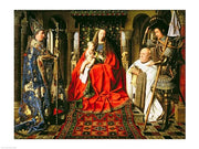 Madonna and Child with Canon Joris van der Paele, 1436 by Jan Van Eyck