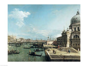 The Entrance to the Grand Canal and the church of Santa Maria della Salute, Venice by Giovanni Antonio Canaletto
