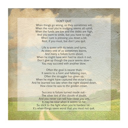 Don't Quit Poem (field)