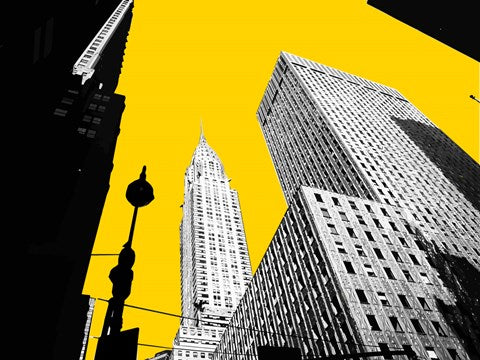 New York on Yellow by George Dilorenzo