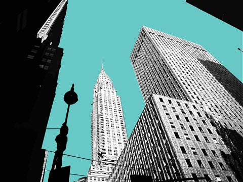 New York on Blue by George Dilorenzo