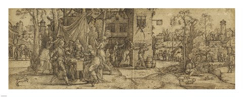 Esther before Ahasuerus by Frans Crabbe van Espleghem