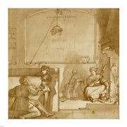 Taddeo in the House of Giovanni Piero Calabrese by Federico Zuccaro