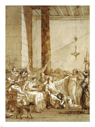Christ at Supper with Simon the Pharisee by Giovanni Domenico Tiepolo