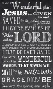 What A Wonderful Place - black background by Veruca Salt