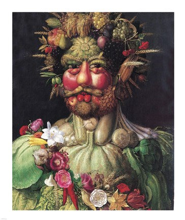 Holy Roman Emperor Rudolf II as Vertumnus by Giuseppe Arcimboldo