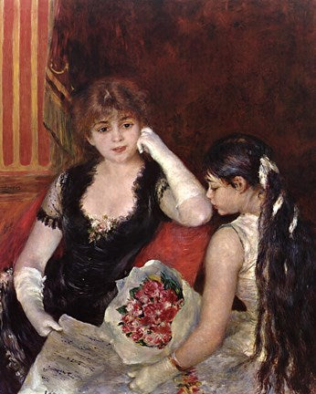 At the Concert by Pierre-Auguste Renoir