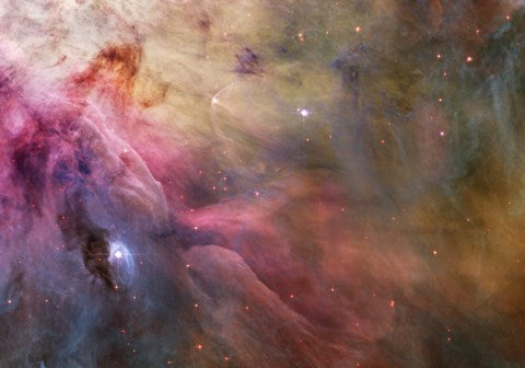 Abstract Art Found in the Orion Nebula by NASA, ESA, STScl