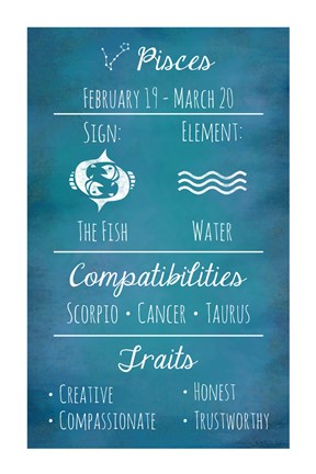 Pisces Zodiac Sign by Veruca Salt