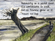 Normality - Van Gogh Quote 1 by Quote Master