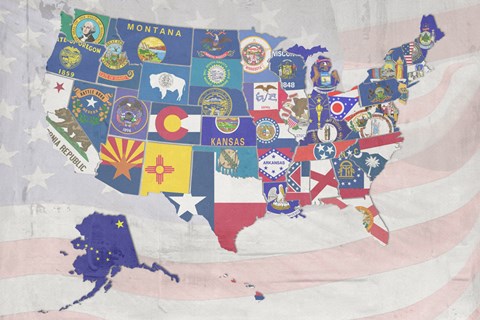 US State Flags by Veruca Salt