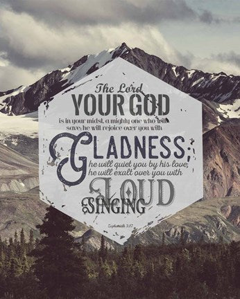 Zephaniah 3:17 The Lord Your God (Mountains) by Inspire Me