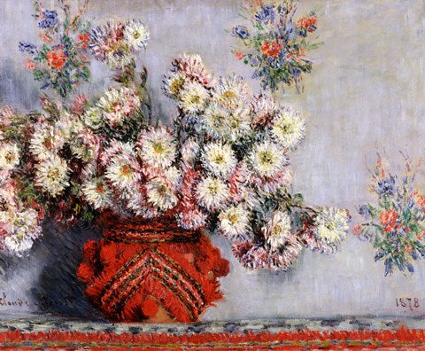 Chrysanthemums, 1878 by Claude Monet