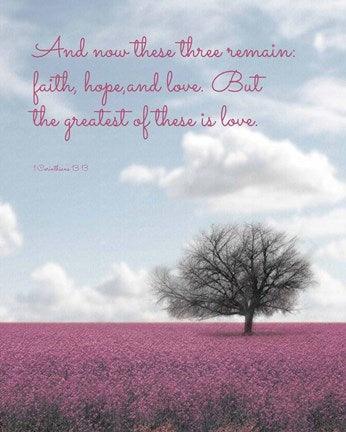 1 Corinthians 13:13 Faith, Hope and Love (Field) by Inspire Me