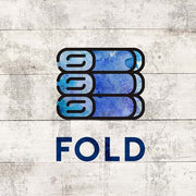 Laundry Sign White Wood Background - Fold by Color Me Happy