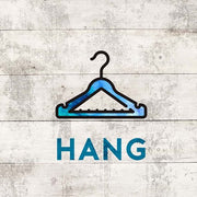 Laundry Sign White Wood Background - Hang by Color Me Happy