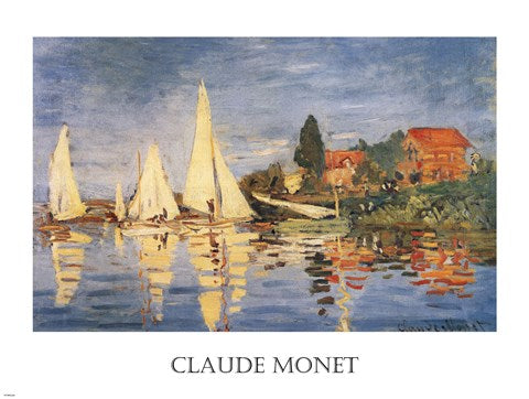 Regatta at Argenteuil by Claude Monet