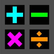 Math Symbols Square - Colorful Symbols by Color Me Happy