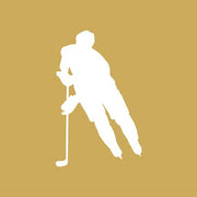 Hockey Player Silhouette - Part IV by Sports Mania
