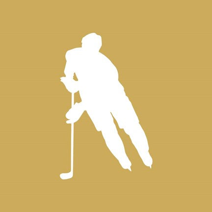 Hockey Player Silhouette - Part IV by Sports Mania
