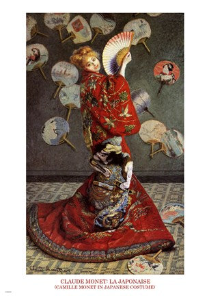 Japonaise by Claude Monet