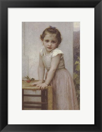 Framed Art Yvonne by William Adolphe Bouguereau Wall Decor 18x24 Artwork