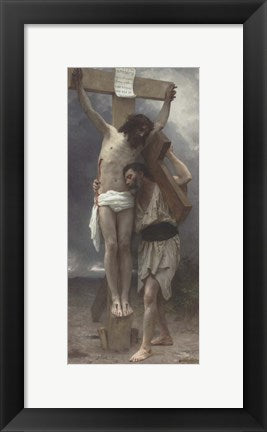 Framed Art Frame Art Compassion ! by William Adolphe Bouguereau Wall Decor 18x24 Artwork
