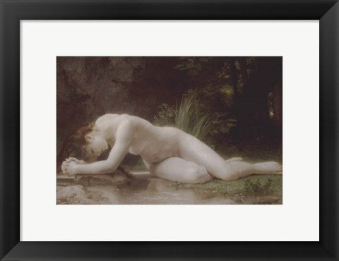 Framed Art Frame Art Biblis or Byblus by William Adolphe Bouguereau Wall Decor 18x24 Artwork