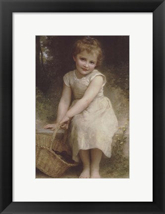 Framed Art Plums by William Adolphe Bouguereau Wall Decor 18x24 Artwork