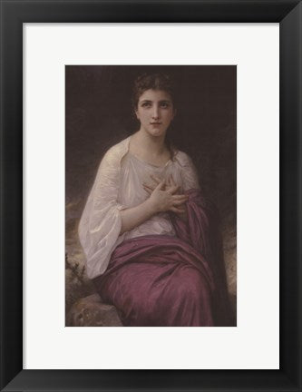 Framed Art Psyche by William Adolphe Bouguereau Wall Decor 18x24 Artwork