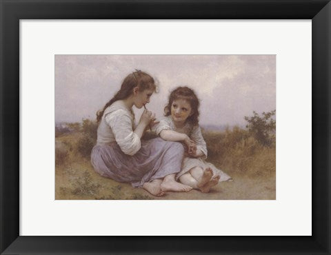 Framed Art Frame Art A Childhood Idyll by William Adolphe Bouguereau ...