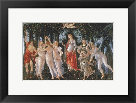 Framed Art Primavera by Sandro Botticelli Wall Decor 18x24 Artwork