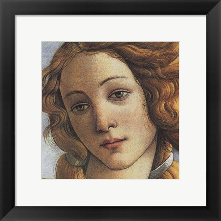 Framed Art Frame Art Birth of Venus (detail) by Sandro Botticelli Wall Decor 18x24 Artwork