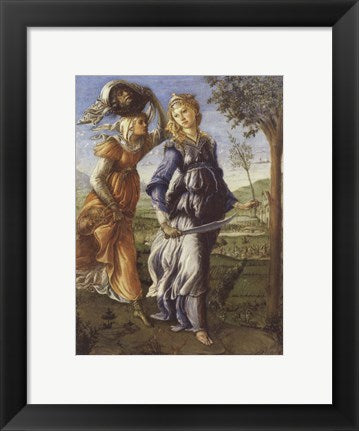 Framed Art Return of Judith by Sandro Botticelli Wall Decor 18x24 Artwork