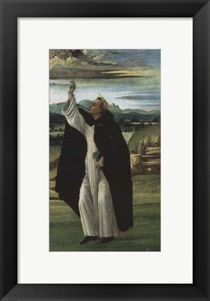 Framed Art Saint Dominic, 1490s by Sandro Botticelli Wall Decor 18x24 Artwork