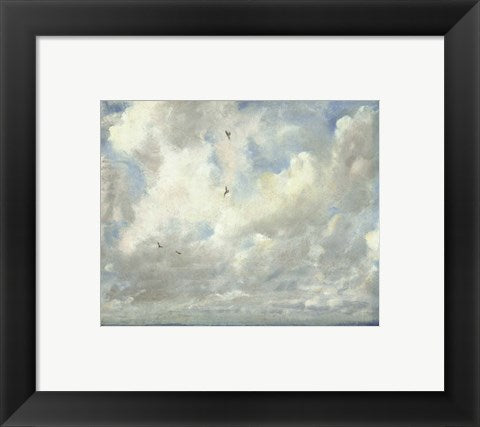Framed Art Cloud Study, 1821 by John Constable Wall Decor 18x24 Artwork