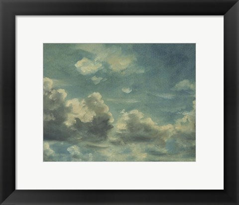 Framed Art Study of Cumulus Clouds by John Constable Wall Decor 18x24 Artwork