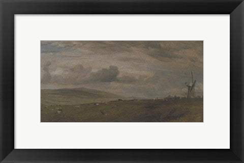 Framed Art Windmill Near Brighton, East Sussex by John Constable Wall Decor 18x24 Artwork