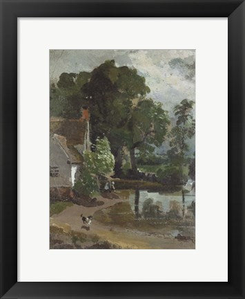 Framed Art Willy Lott's House by John Constable Wall Decor 18x24 Artwork