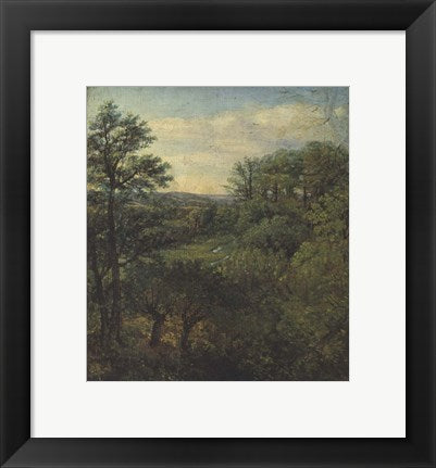 Framed Art Valley Scene with Trees by John Constable Wall Decor 18x24 Artwork