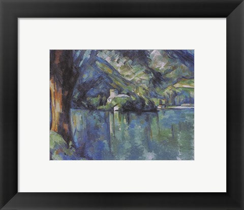 Framed Art Annecy Lake, 1896 by Paul Cezanne Wall Decor 18x24 Artwork