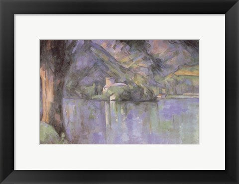 Framed Art Le Lac Annecy by Paul Cezanne Wall Decor 18x24 Artwork