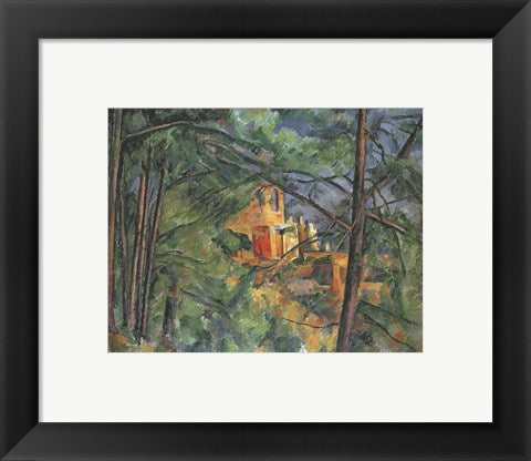 Framed Art Chateau Noir by Paul Cezanne Wall Decor 18x24 Artwork